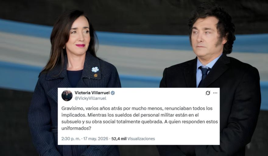 Villarruel volvió a golpear a Milei y expuso la fractura libertaria
